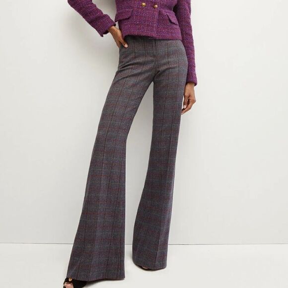 Veronica Beard  Lebone Plaid Pant - Picture 1 of 9